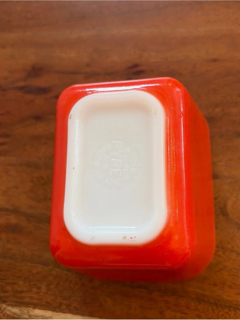 Vintage Pyrex 501 Red Refrigerator Dish 1.5 Cup w/ Ribbed Lid 501-C Fridgie READ